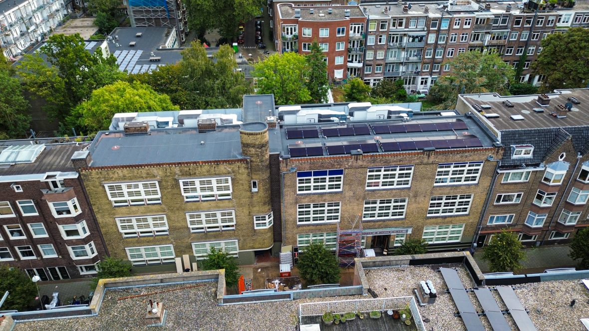 Dakrenovatie De Admiraal de Ruyterschool Amsterdam