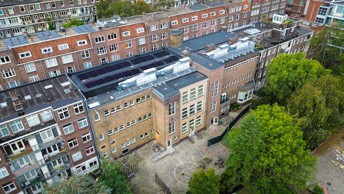 Dakrenovatie De Admiraal de Ruyterschool Amsterdam