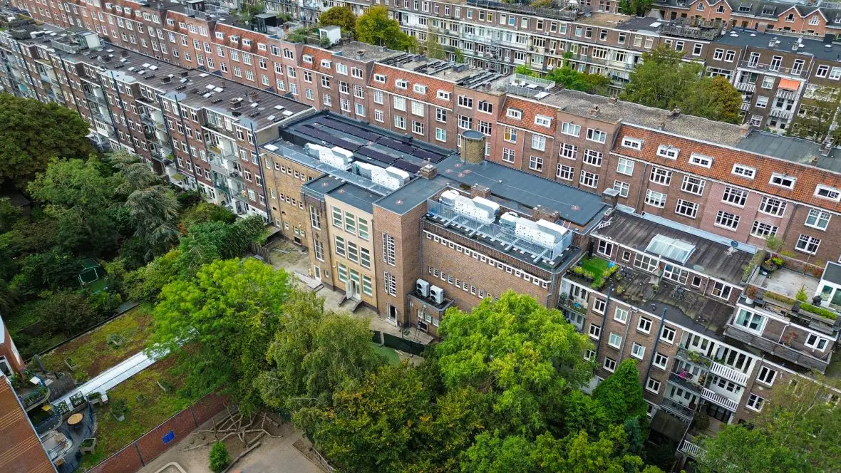 Dakrenovatie De Admiraal de Ruyterschool Amsterdam